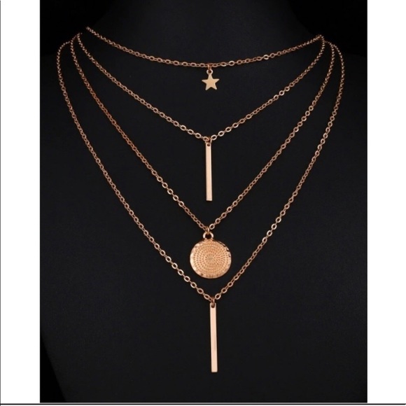 Multi-strand, tiered necklace, perfect boho look! - Picture 3 of 3